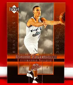 2004 Upper Deck Collector Basketball Trading Card Rookie Jazz Aleksandar Pavlovic #15