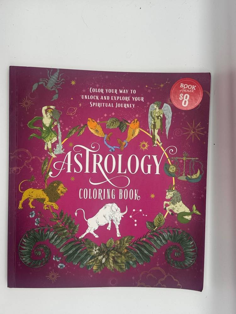 Astrology Coloring Book - Contemporary  - New Condition