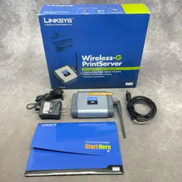 Wireless-G Print Server Model No. WPSM54G