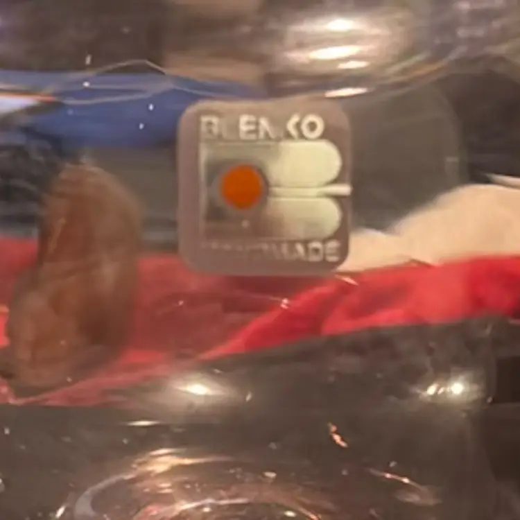 Blenko Deep Pink Hand Blown Vase