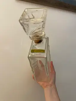 65. Clear Glass Decanter
