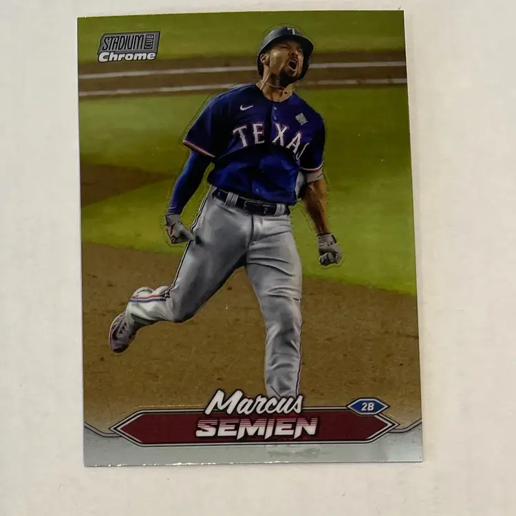 Marcus Semien Stadium Club Chrome Texas Rangers