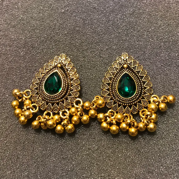 Gold-Tone Statement Earrings