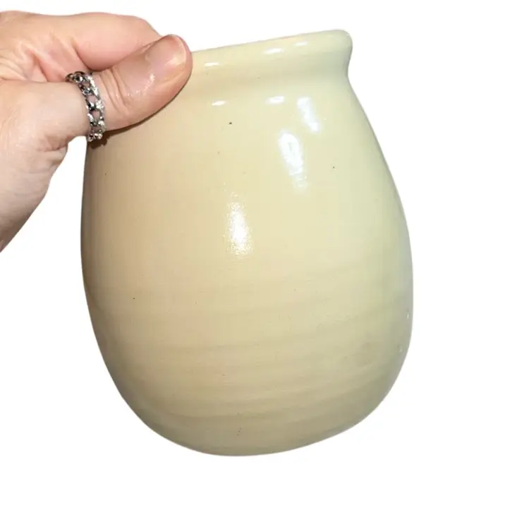 Marshall Texas Pottery Crock Utensil Holder Floral Heartland Pattern 6.5”