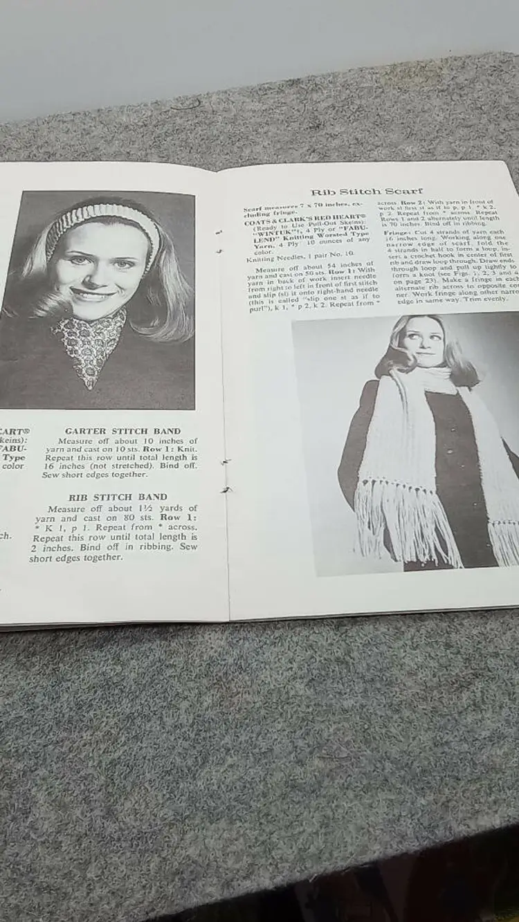 Vintage Coats & Clarke Learn to Knit Booklet