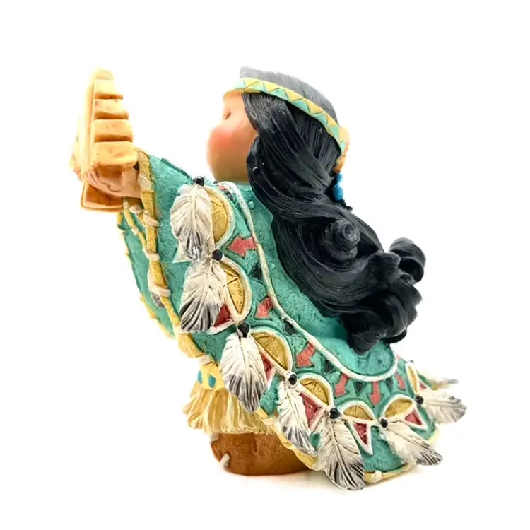 SW Native Collectible One Who Lifts Spirits Vintage Friends of the Feather Figurine