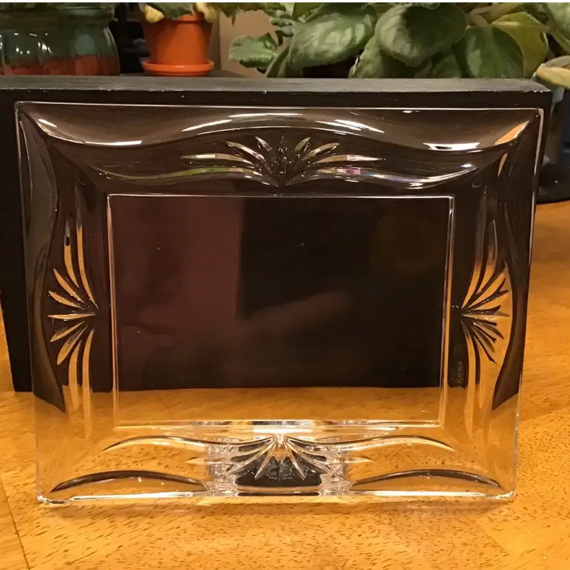 Marquis By Waterford 4 X 3.5 Crystal Glass Picture Frame