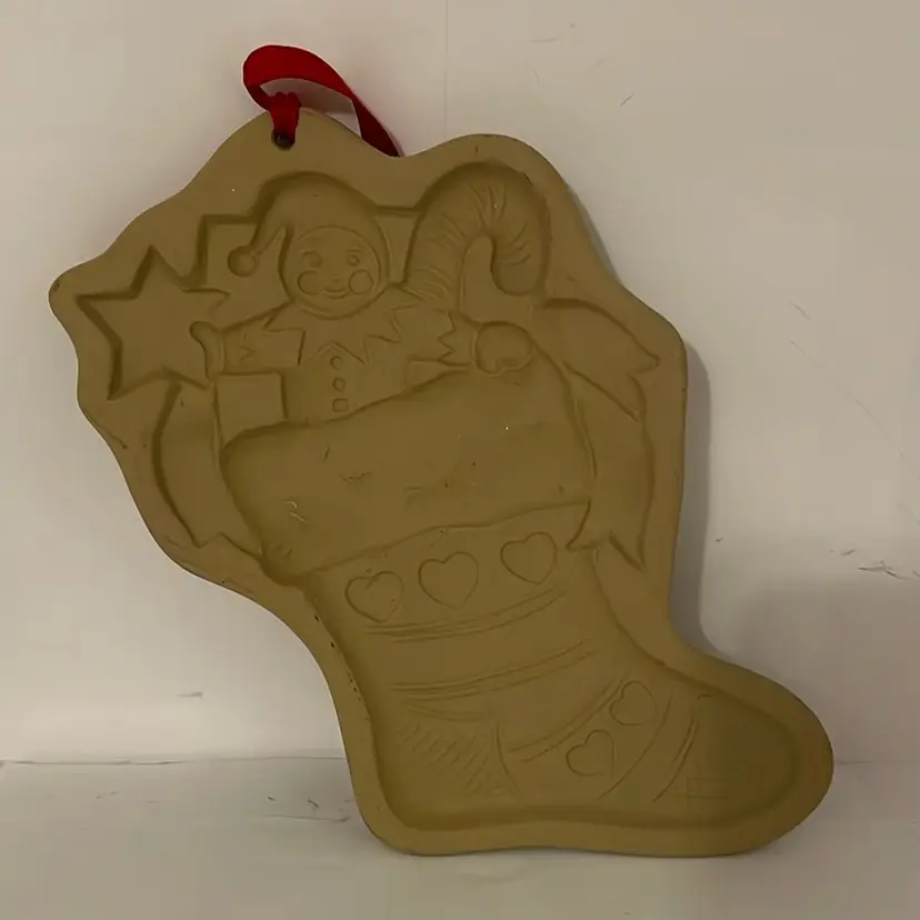 #162 Brown Bag Cookie Art 1987 Christmas Stocking Cookie Mold
