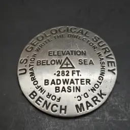Badwater Basin Geo-Situ US Geological Survey Paperweight