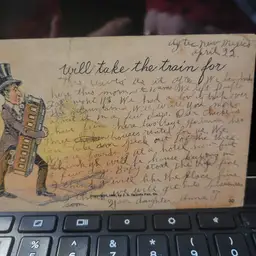 Antique 1906 Aztec Postcard