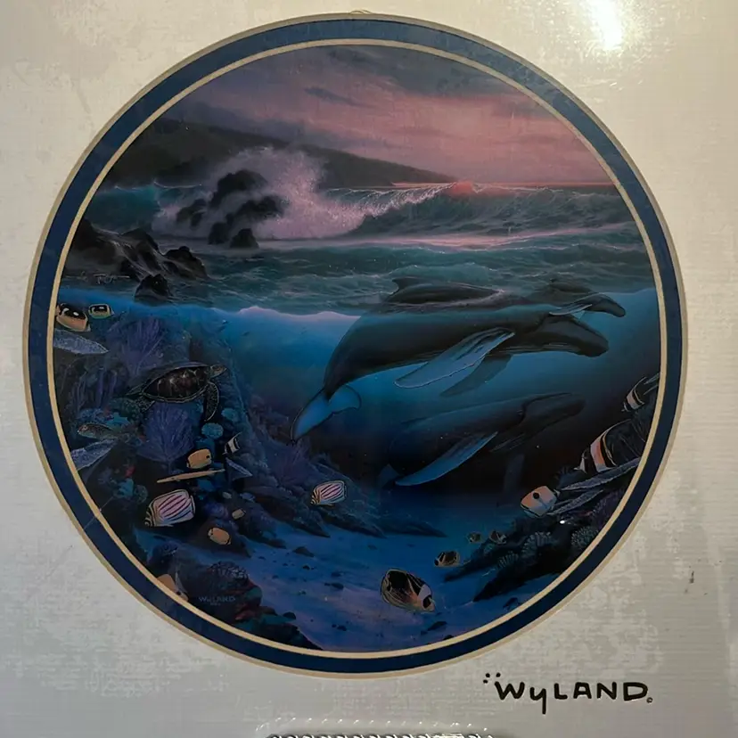3 Vtg Wyland Art Prints 
Under The Sea - Sealed