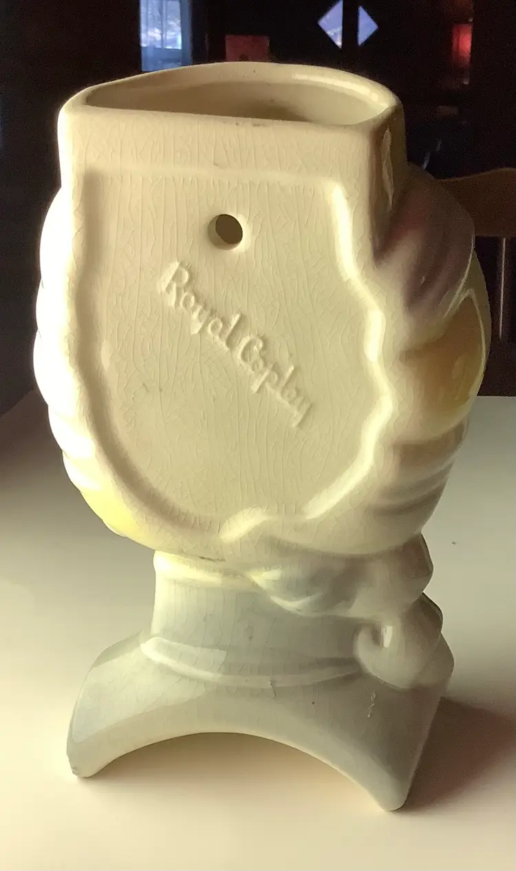 Royal Copley Blackamoor Ceramic Vase