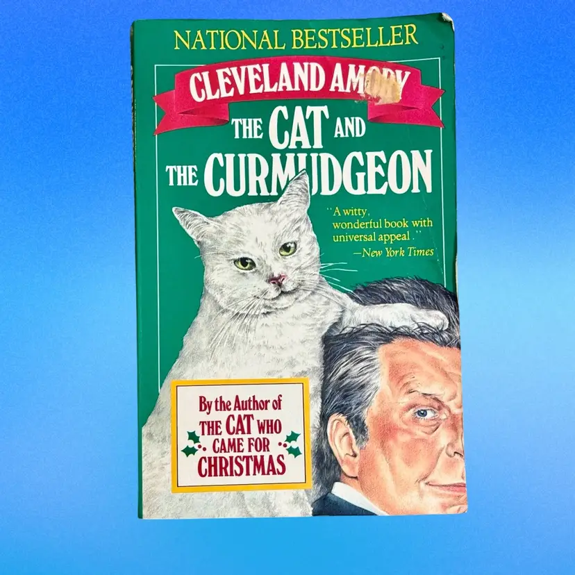 Vintage First Edition The Cat And The Curmudgeon Cleveland Amory Softcover (KK)