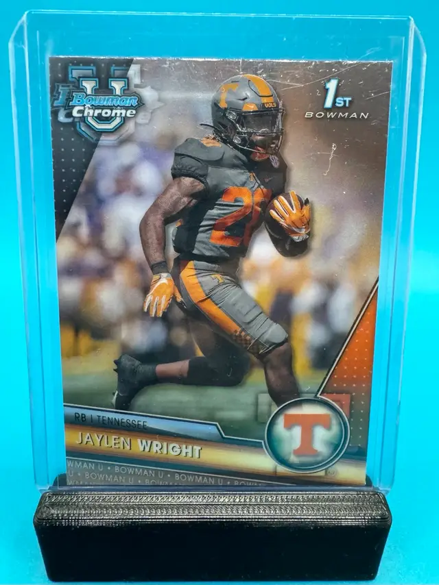 Jaylen Wright 1st Bowman Chrome U Tennessee Volunteers