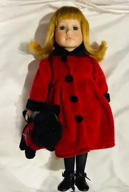 Avon Winter Holiday Porcelain Doll