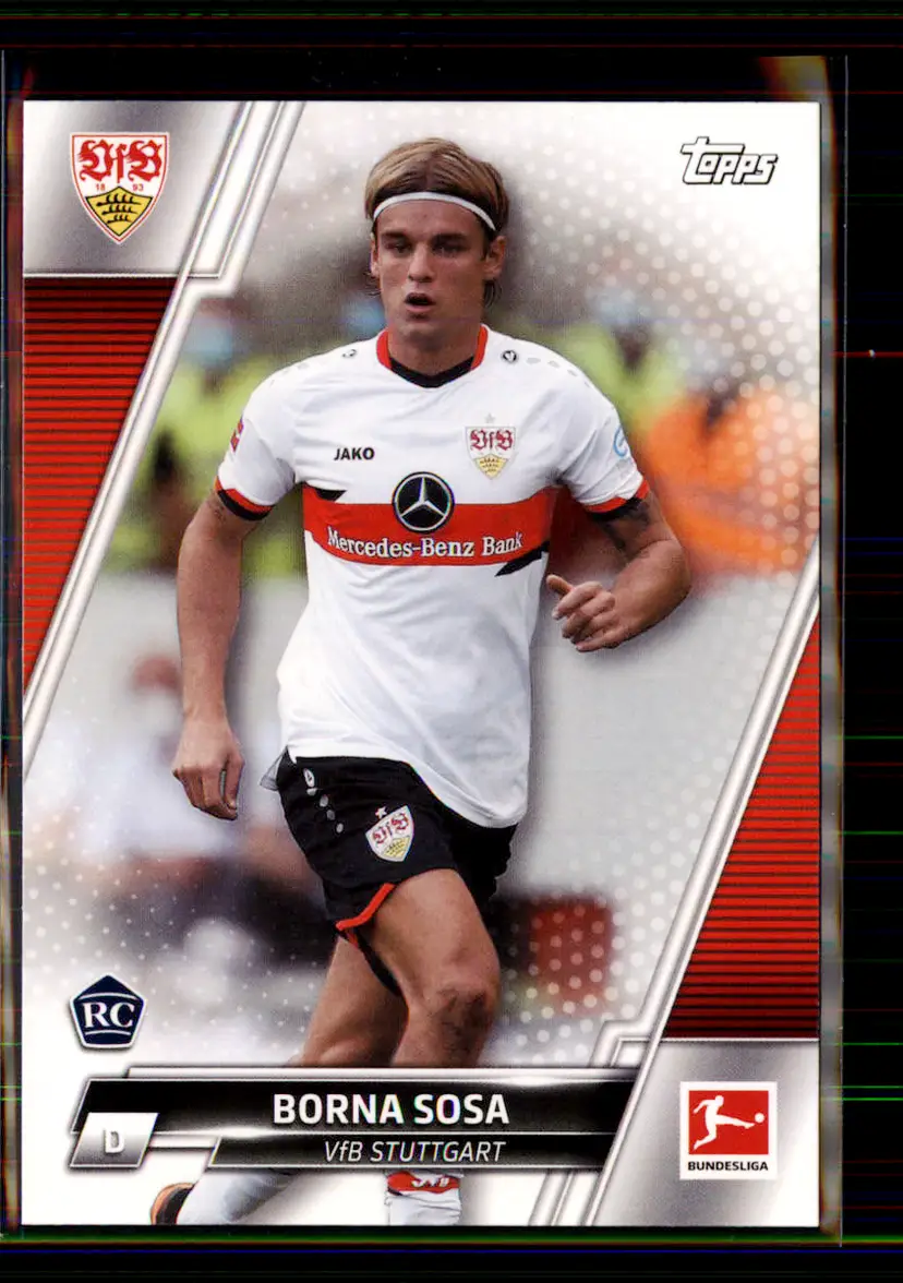 Borna Sosa 2021-22 Topps Bundesliga Japan Edition #92 - VfB Stuttgart - (146-333)