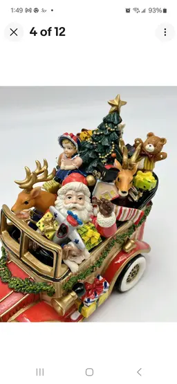 Vintage Fitz and Floyd Music Truck