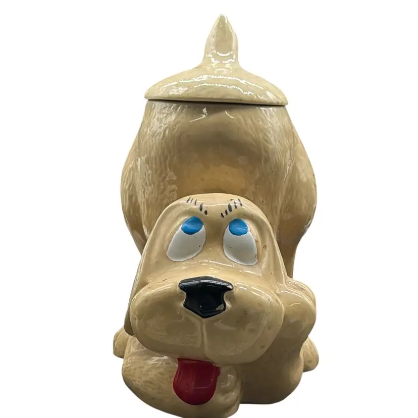 Vintage McCoy Blonde Puppy Cookie Jar
