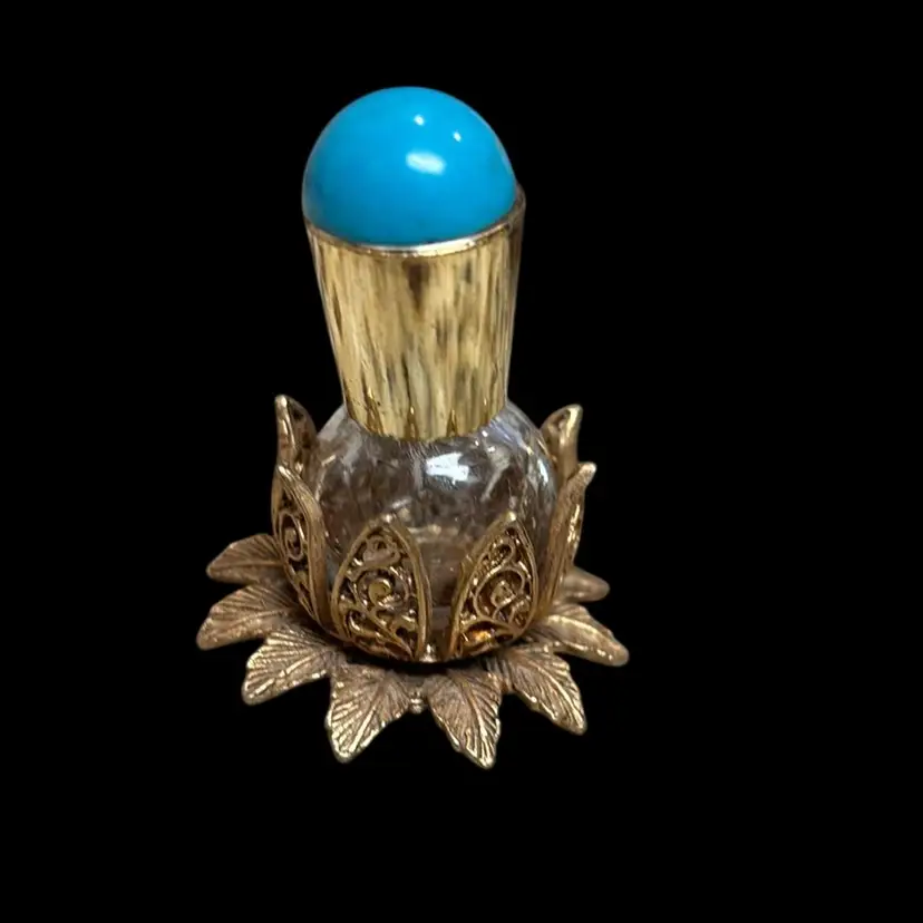 Florenza Gold Tone Perfume with Gold Tone