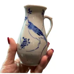 Blue And White Creamer