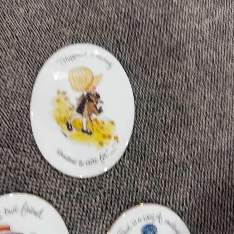 024 vintage Holly Hobbie ceramic wall plaques