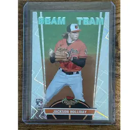 Jackson Holliday 2024 Topps Stadium Club Beam Team Baltimore Orioles