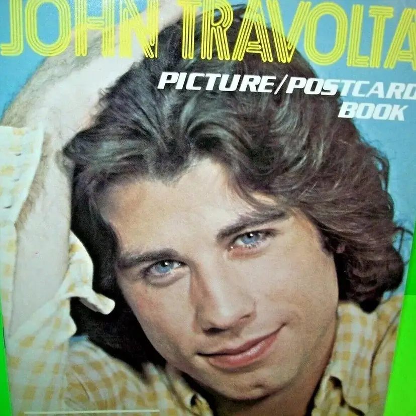 John Travolta Postcard Book 1978 Welcome Back Kotter Grease Saturday Night Fever