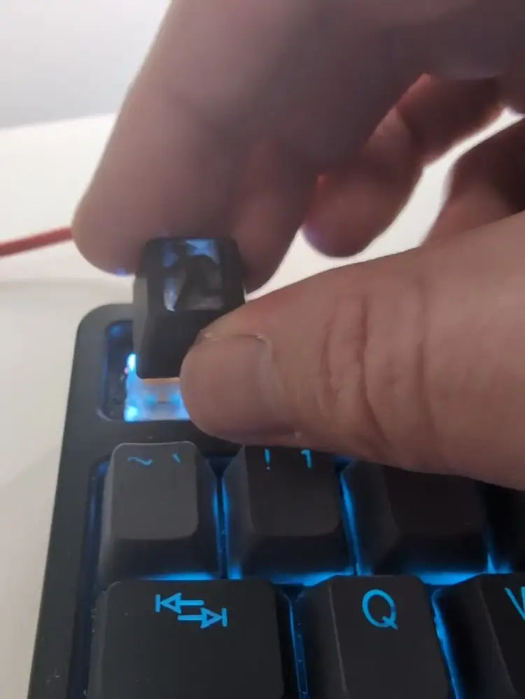 RGB Running Running / Escaping Person Artisan Keycap