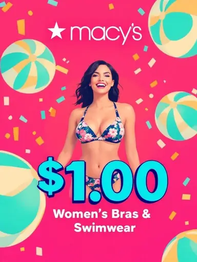 Macys Women’s Bras And Swimwear Random Pulls New 