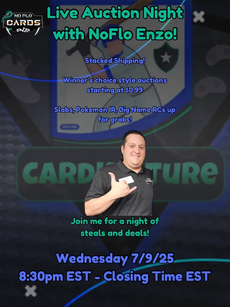Enzo’s Cards And Collectibles Winner’s Choice Auctions 7-9-25