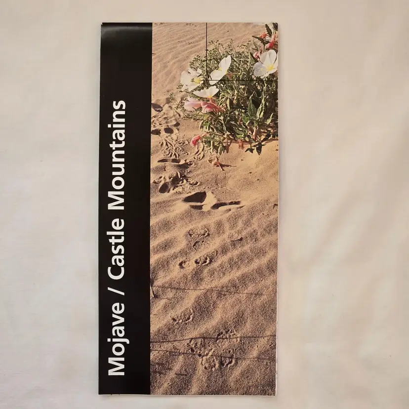 Mojave Castle Mountains Unigrid Brochure Map California Desert GPO 2024 Ephemera