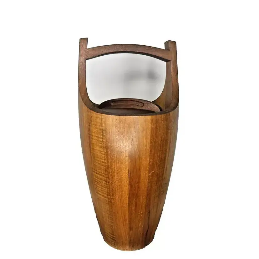 Vintage MCM Danish Modern Dansk Denmark IHQ Jens Quistgaard Teak Wood Ice Bucket