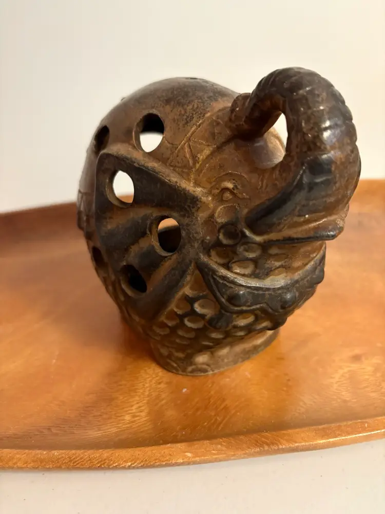 Hankya Inc. Cute..Ceramic Brown Elephant Candle Tea Light holder