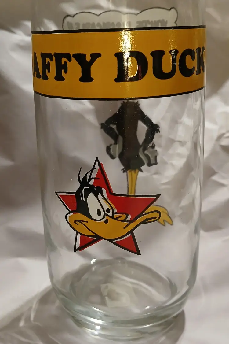 Looney Toons Glass Tumbler Daffy Duck