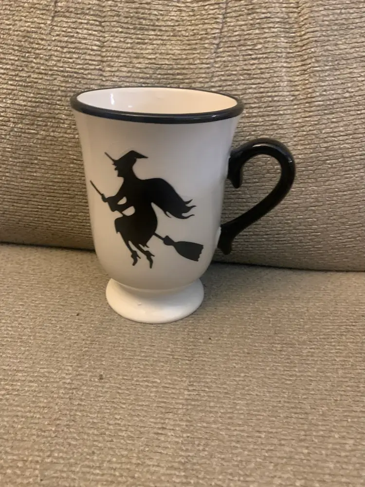 Witch Mug 4 X 3 1/4 X 4 3/4 Inches