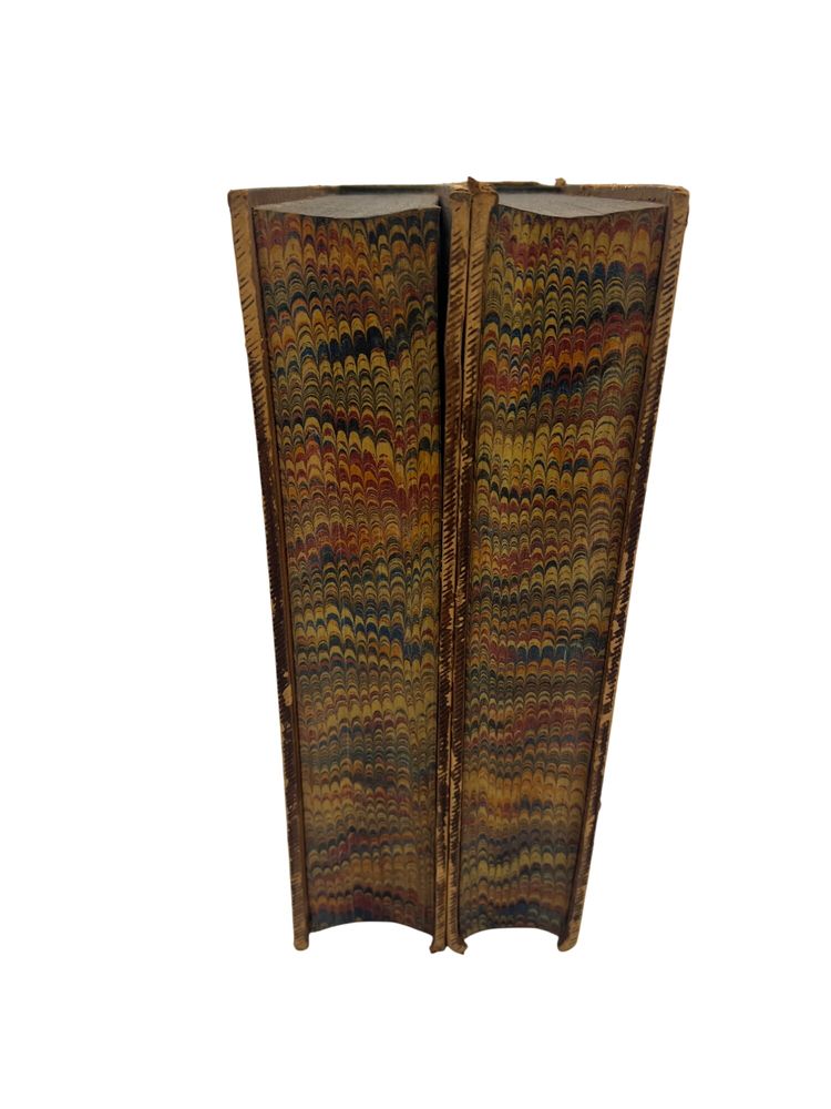 1840 Works of Beaumont and Fletcher, 2 Volumes, Edward Moxon Antique Portraits