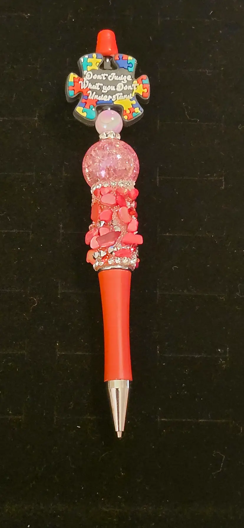 Handmade Beaded Pen Autism