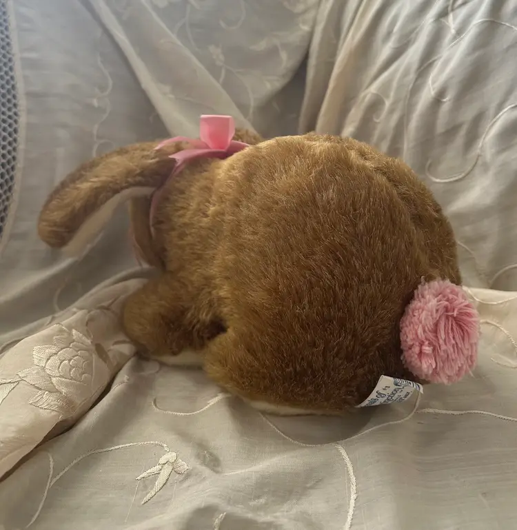 Knickerbocker Vintage Easter Bunny Vintage Excellent! Pink Cottontail