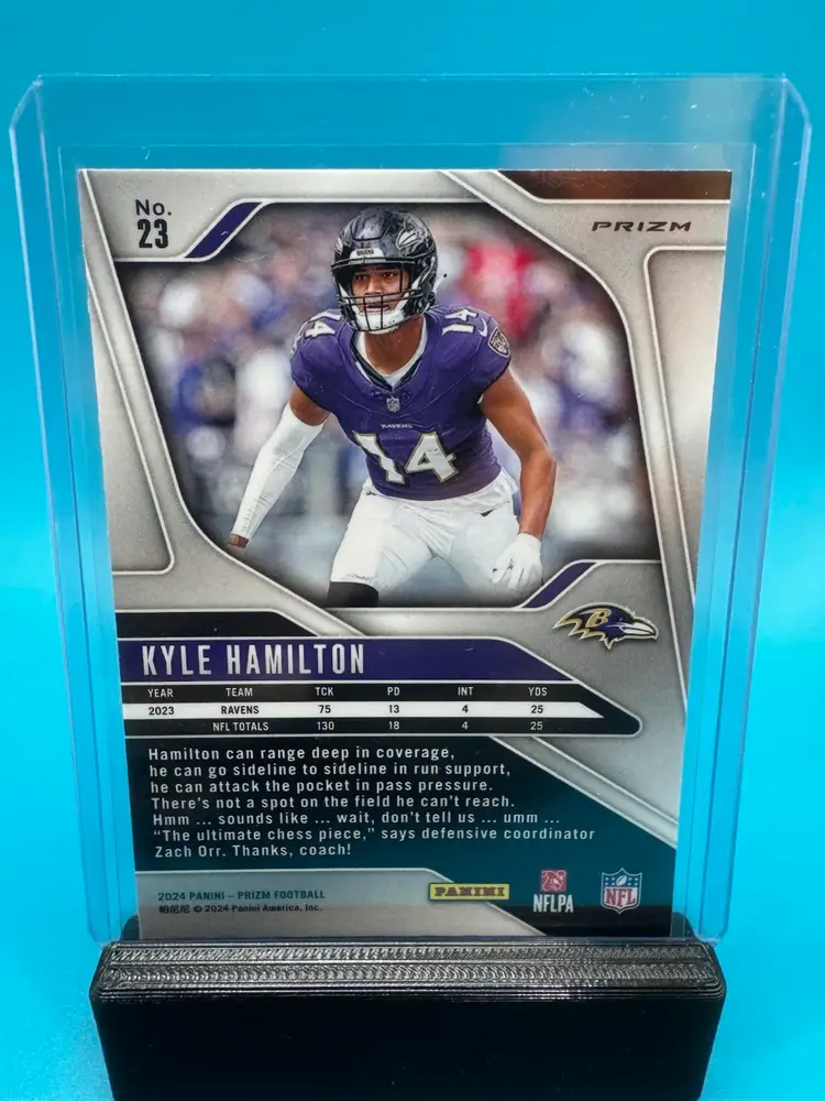 Kyle Hamilton Prizm Silver Baltimore Ravens