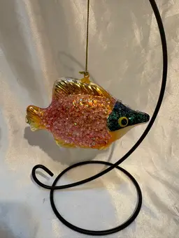 Glass Fish Ornament
