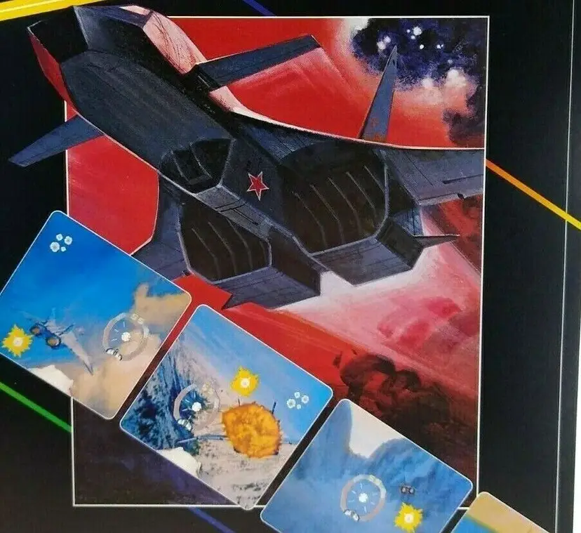Firefox Arcade Flyer 1983 Original Retro Laser Game Promo Art 8.5" x 11"