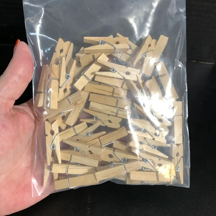 50-Tiny Clothespins