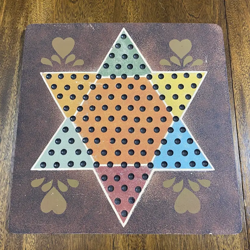 Chinese Checkers Wall Art Game Board