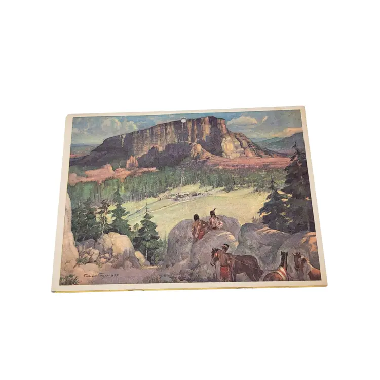 Meadow Gold 1956 Advertising Recipe Calendar Seasons Greetings Retro Art Recipes