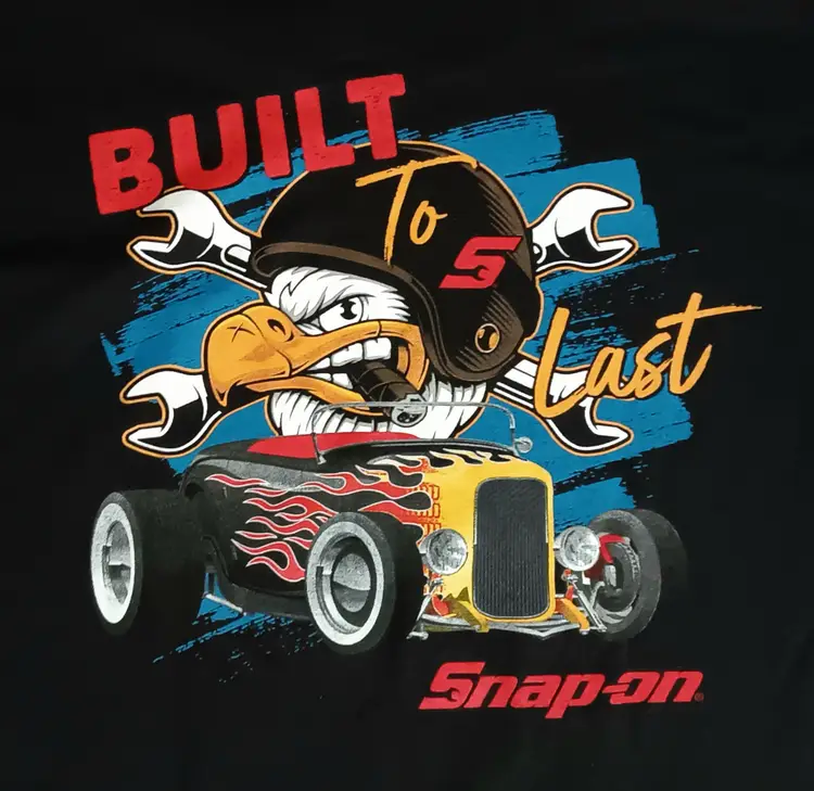 Ltd Edition Snap-On Tools Built to Last t-shirt NEW NWT nascar chevy ford mopar