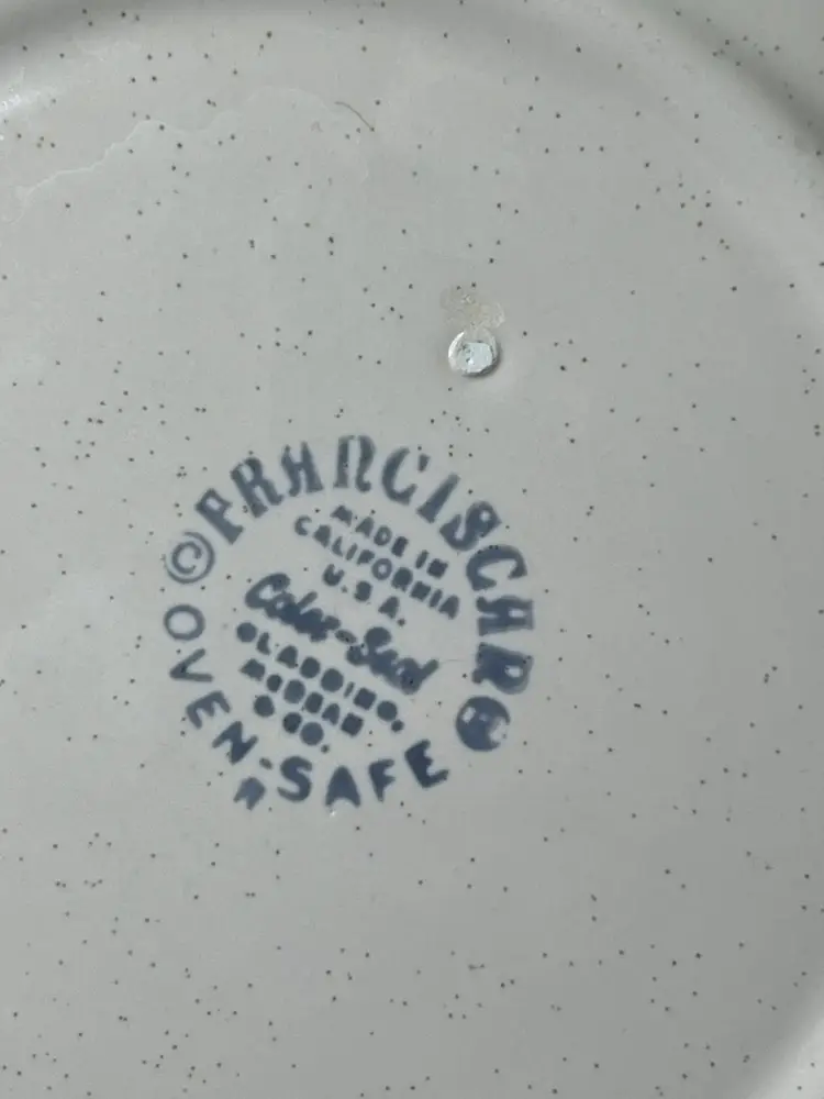 Vintage Franciscan Starburst Atomic Divided Bowl Mid Century Modern