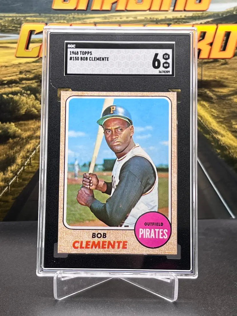 Roberto Clemente 1968 Topps SGC 6
