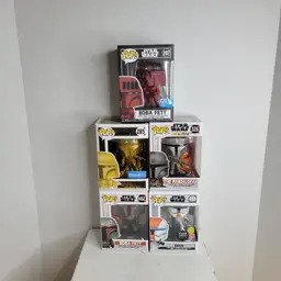 Funko Pop Lot Star Wars Boba Fett Jango etc