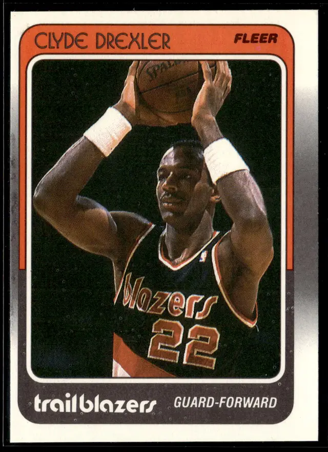 #48 Clyde Drexler 1988-89 Fleer #92 *LIVE AUCTION*