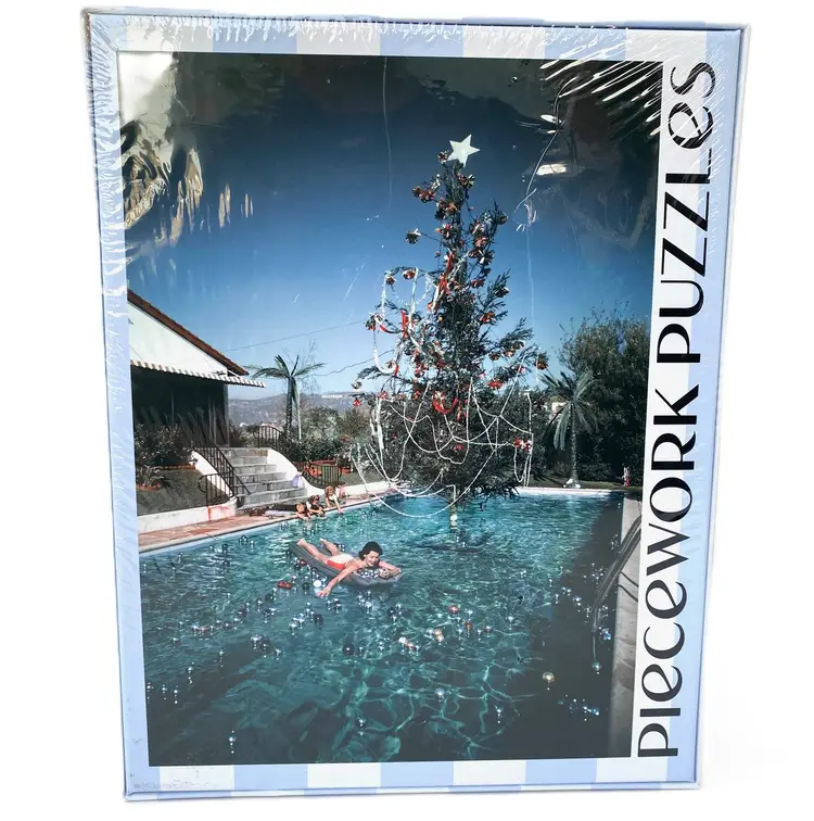 *NEW* Piecework Puzzles "Christmas Swim" 1000 Piece Jigsaw Puzzle